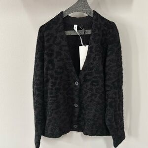 Lululemon Jacquard Leopard Cardigan